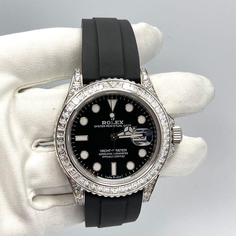 Rolex Yacht-Master White Gold Black 