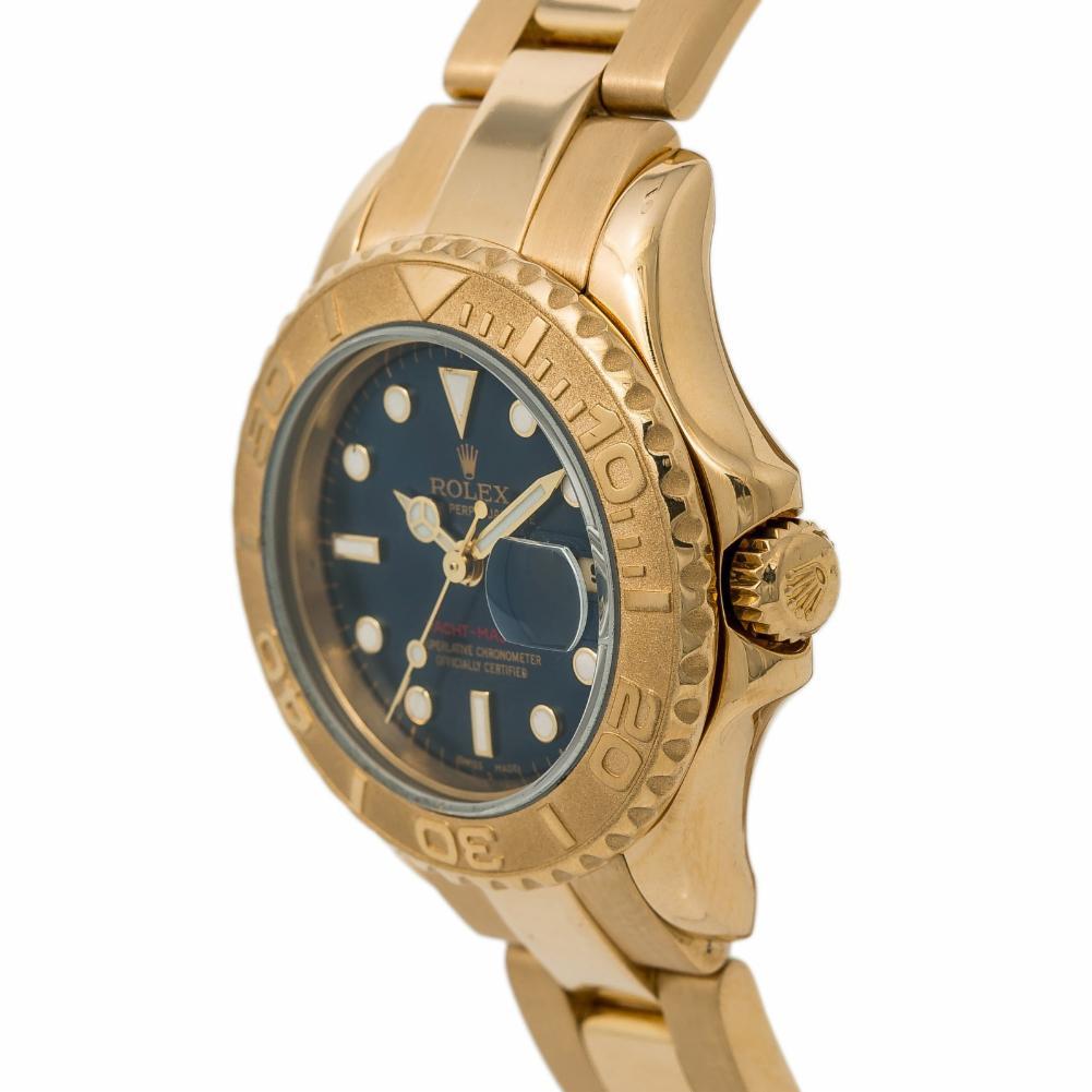 Women's Rolex Yacht-Master 169628, Blue Dial Certified Authentic For Sale