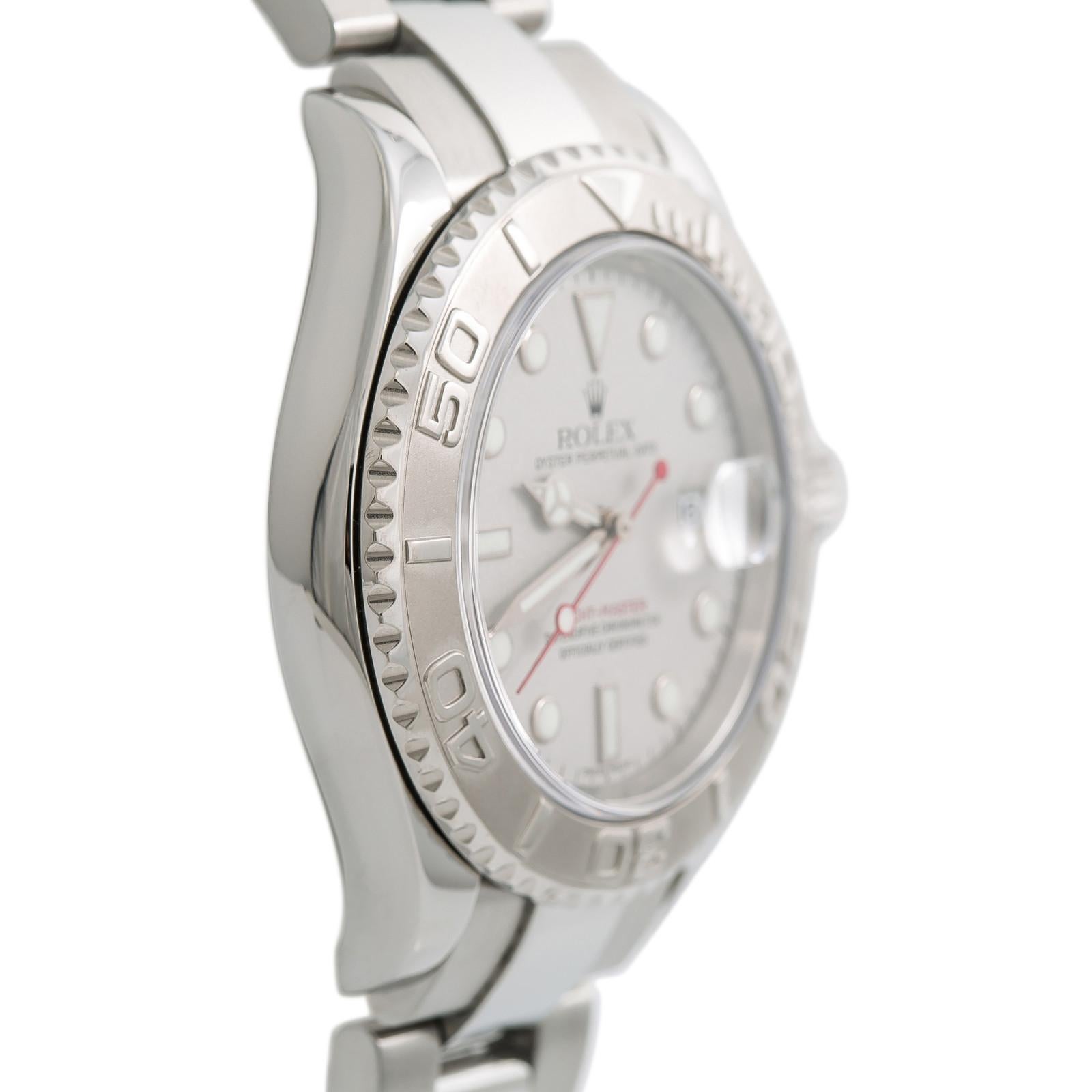 Rolex Yacht-Master 7680, Silver Dial Certified Authentic For Sale 1