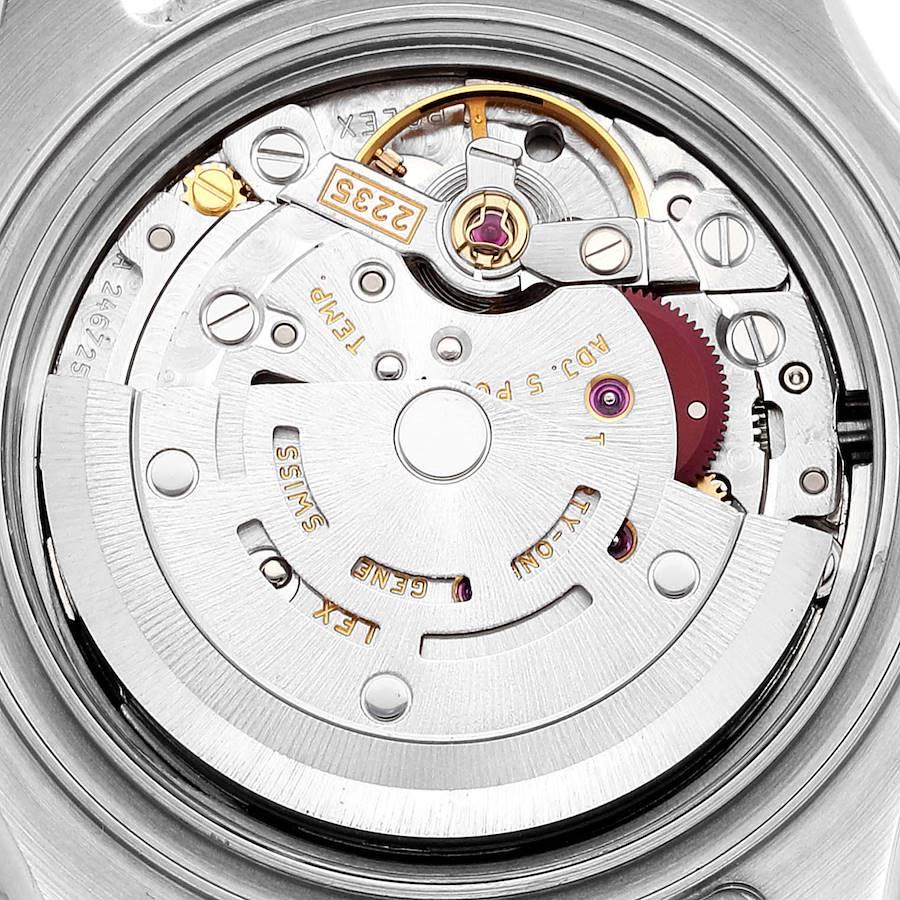 Rolex Yachtmaster 29 Stahl Platin Zifferblatt Lünette Damenuhr 169622 Box im Angebot 5