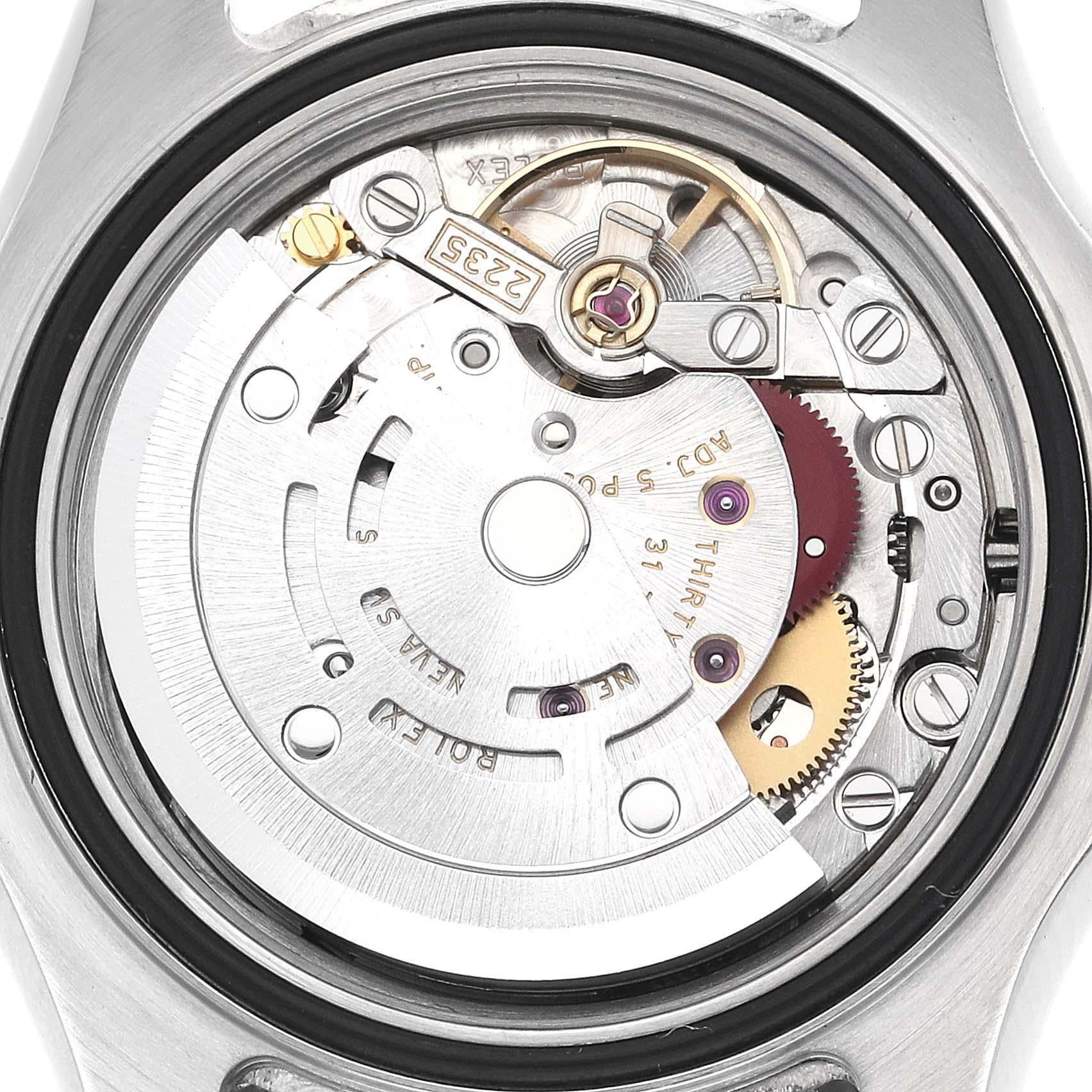 Rolex Yachtmaster 29 Steel Platinum Dial Bezel Ladies Watch 169622 For Sale 4