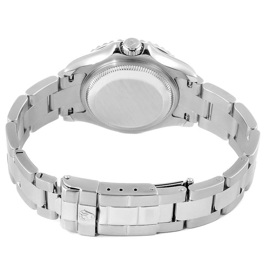 Rolex Yachtmaster 29 Steel Platinum Ladies Watch 169622 5