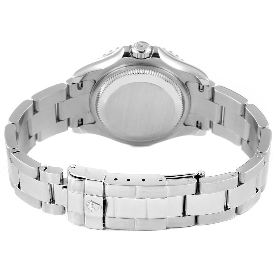 Rolex Yachtmaster 29 Steel Platinum Ladies Watch 169622 4