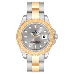 Rolex Yachtmaster 29 Steel Yellow Gold Ladies Watch 169623 Box Papers