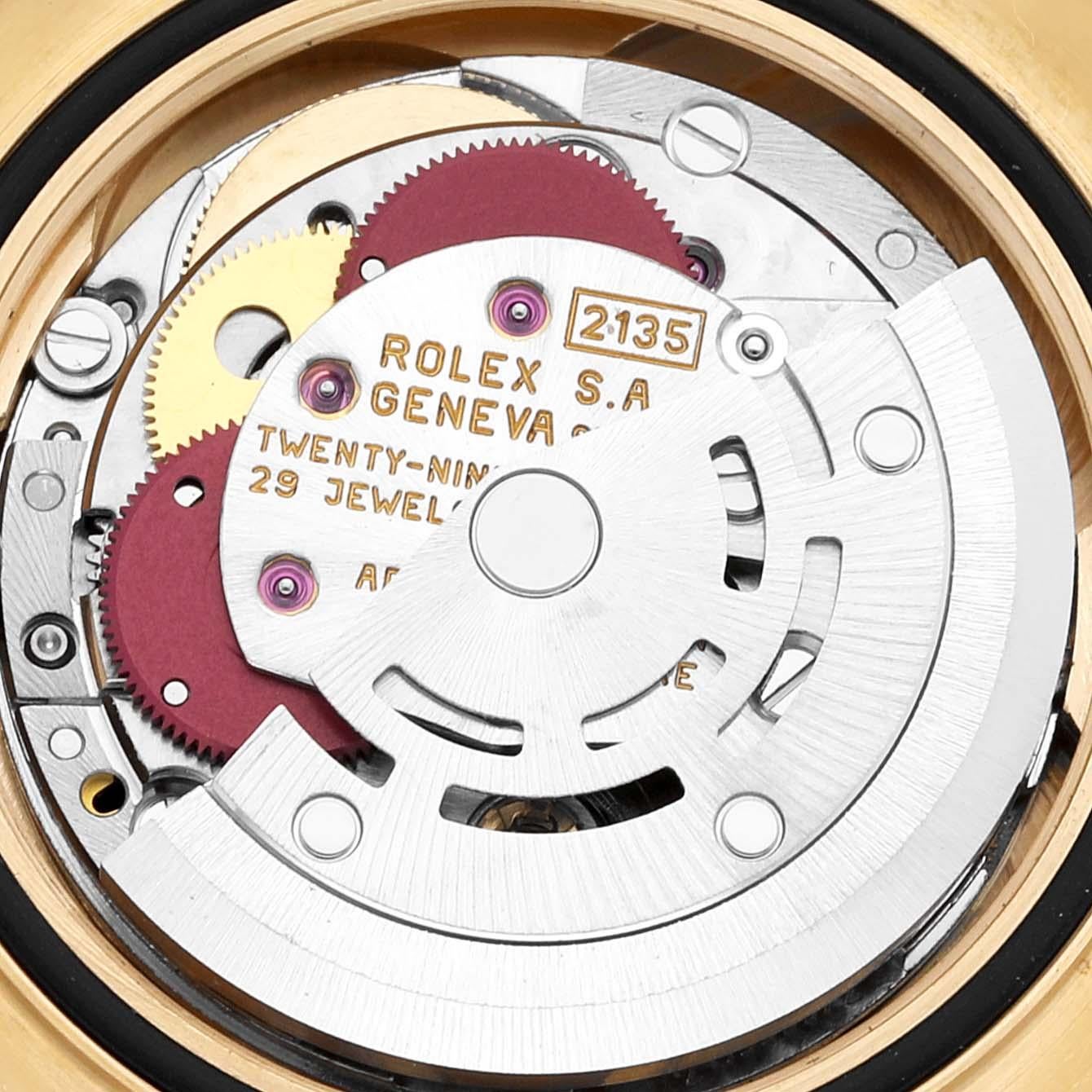 Rolex Yachtmaster 29 Yellow Gold White Dial Ladies Watch 69628 4