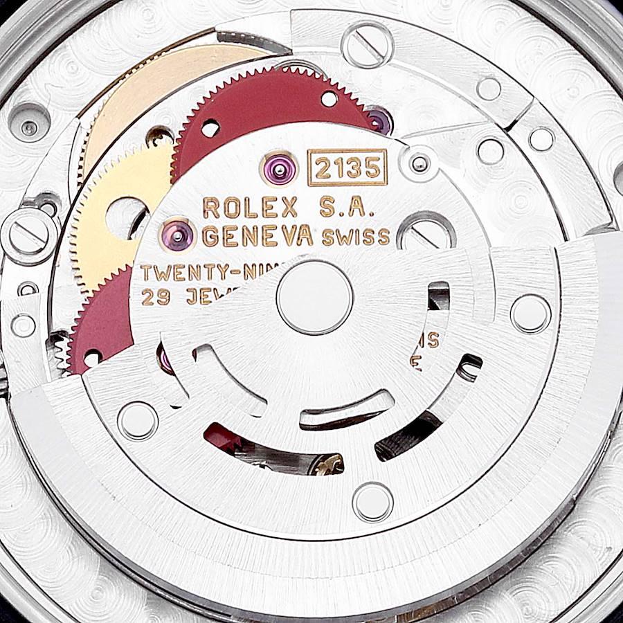 Rolex Yachtmaster Midsize Blue Dial Steel Yellow Gold Mens Watch 68623 3