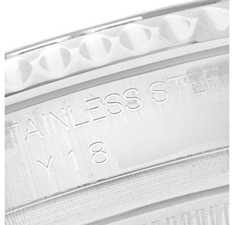 Men's Rolex Yachtmaster 35 Midsize Steel Platinum Mens Watch 168622 Box Papers