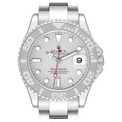 Rolex Yachtmaster 35 Midsize Steel Platinum Mens Watch 168622