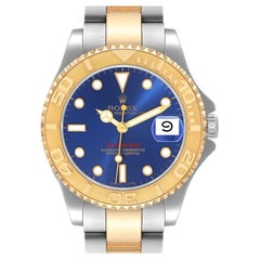 Rolex Yachtmaster 35 Midsize Steel Yellow Gold Mens Watch 68623