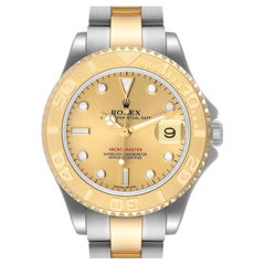 Rolex Yachtmaster 35 Midsize Steel Yellow Gold Unisex Watch 168623