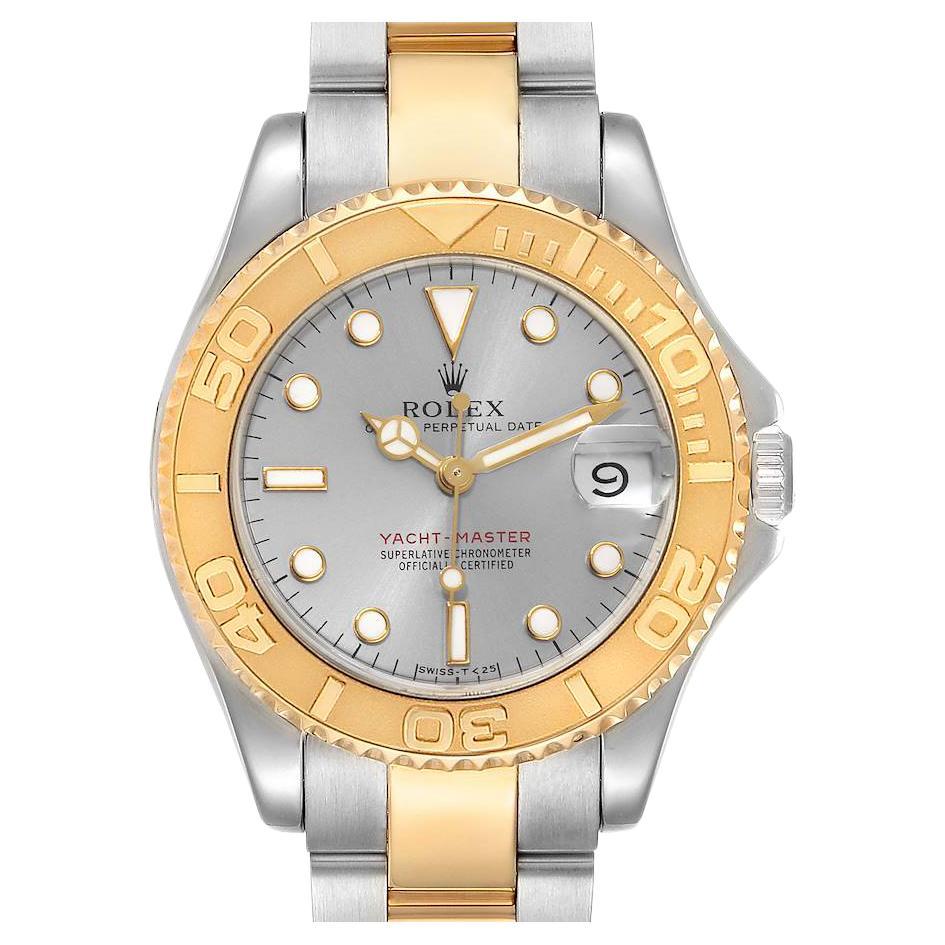 rolex midsize yachtmaster gold