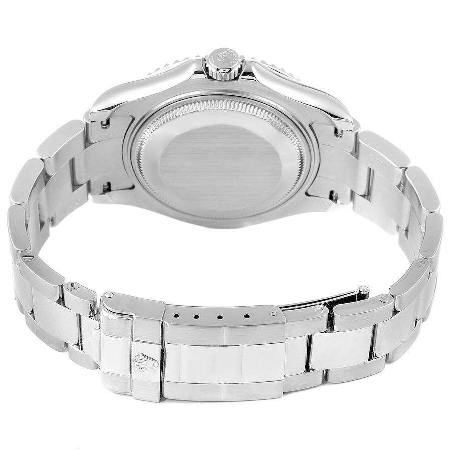 Rolex Yachtmaster Midsize Steel Platinum Men's Watch 168622 Box 6