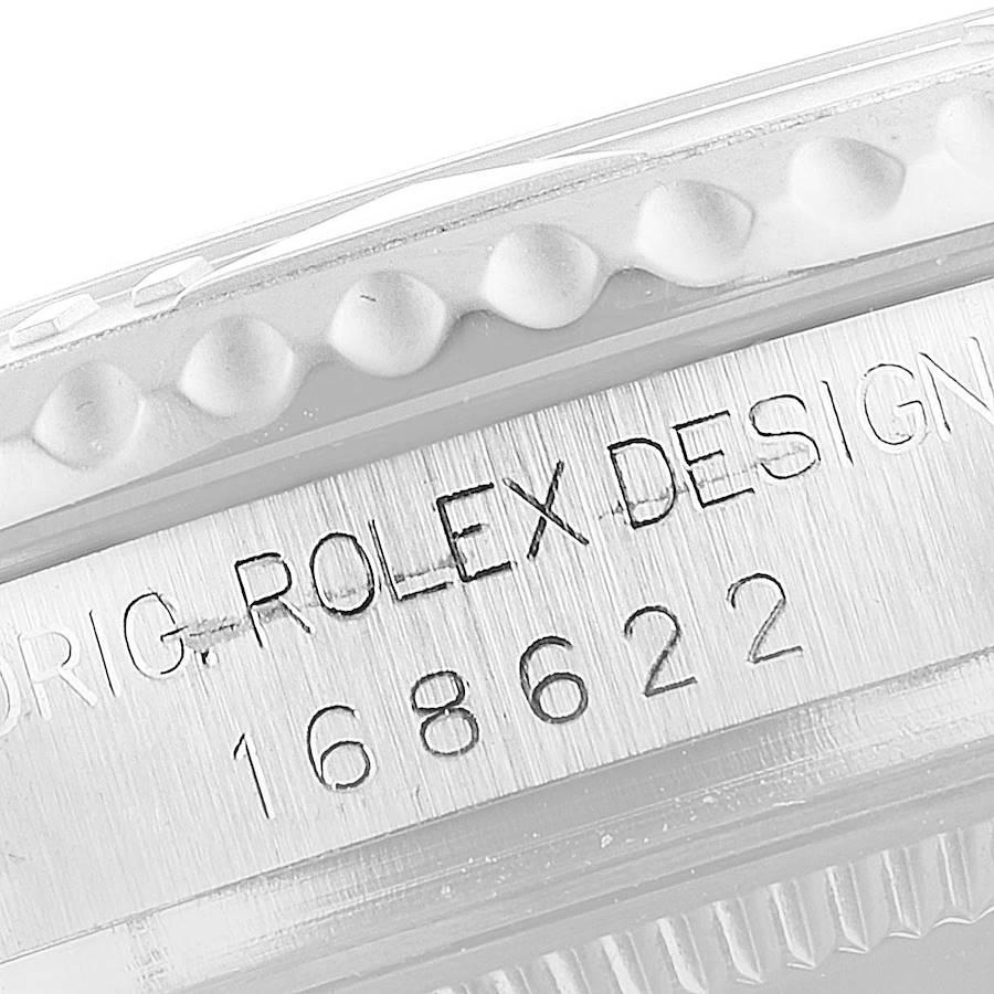 Rolex Yachtmaster Midsize Steel Platinum Men's Watch 168622 Box Papers 3