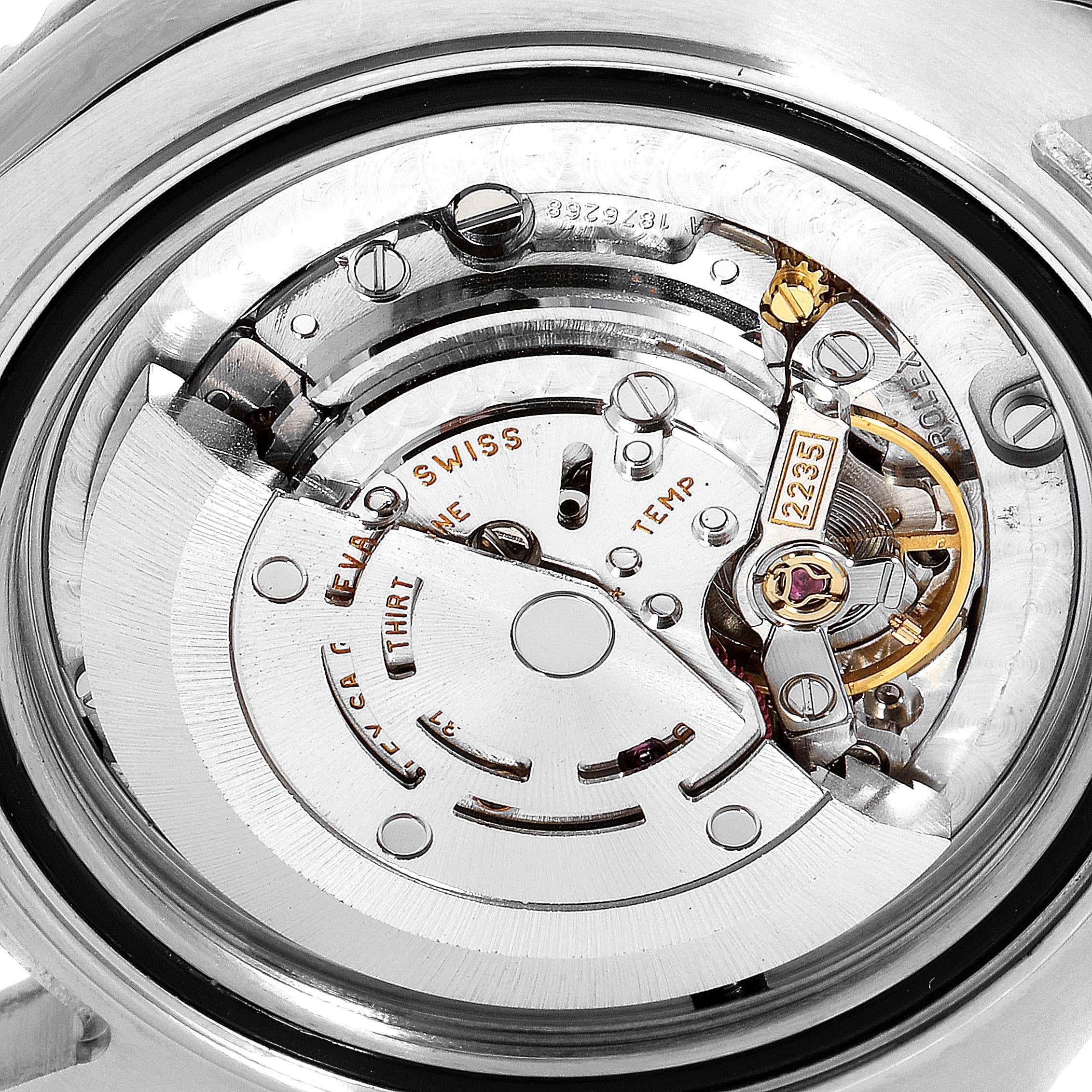 Rolex Yachtmaster Midsize Steel Platinum Men’s Watch 168622 2