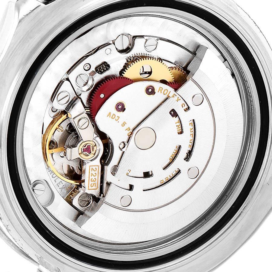 Rolex Yachtmaster Midsize Steel Platinum Mens Watch 168622 3