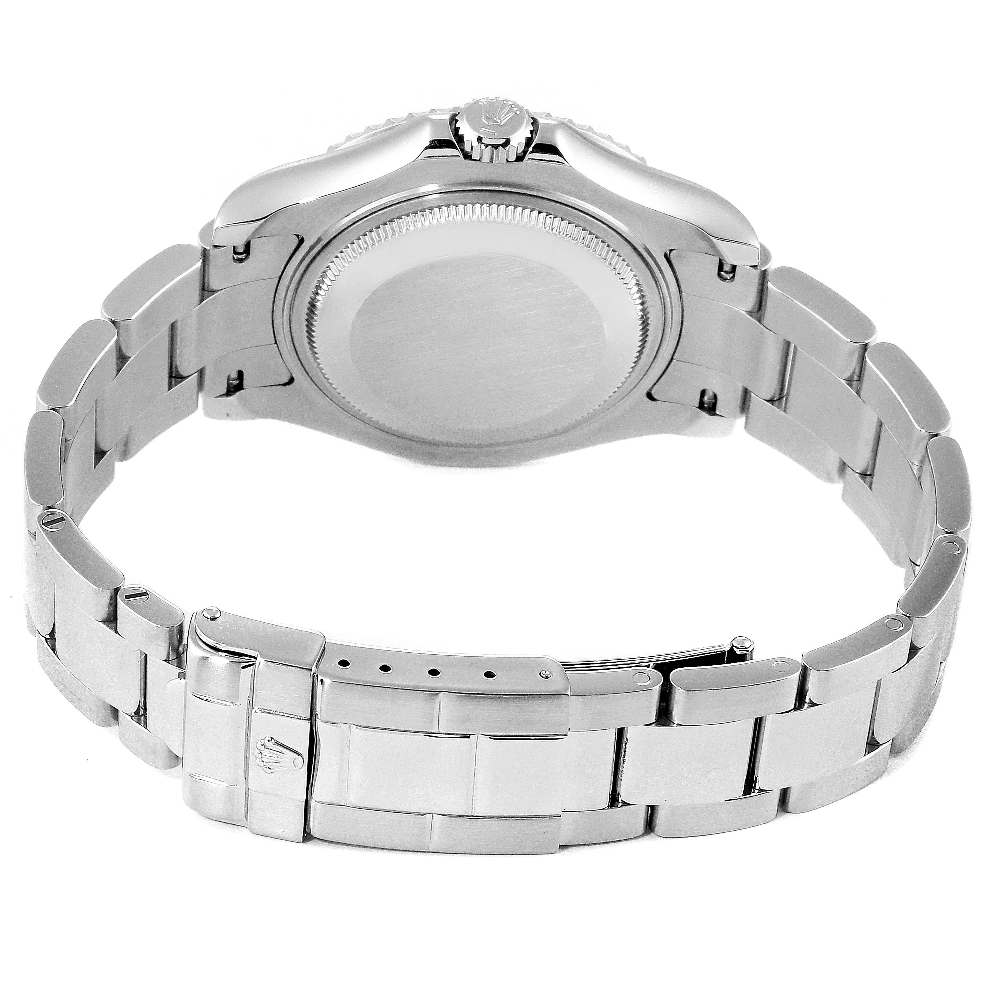 Rolex Yachtmaster Midsize Steel Platinum Men’s Watch 168622 5