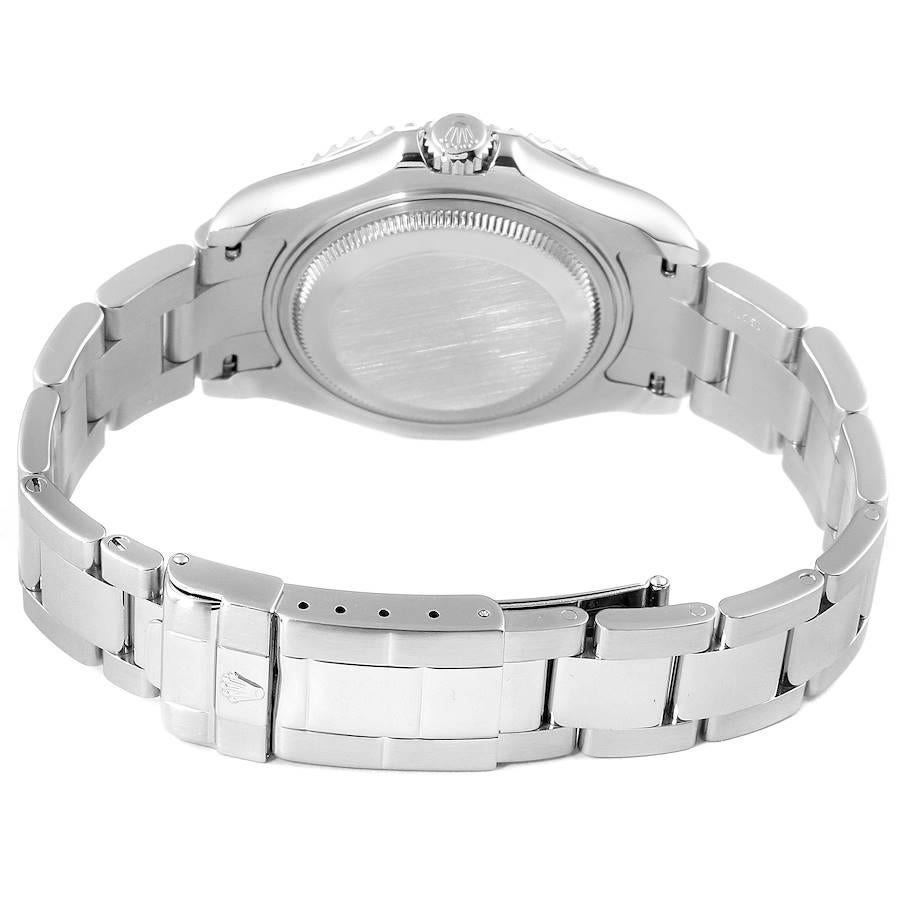 Rolex Yachtmaster Midsize Steel Platinum Men's Watch 168622 For Sale 6