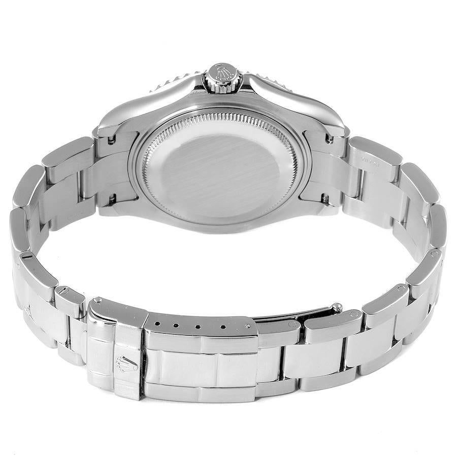 Rolex Yachtmaster Midsize Steel Platinum Mens Watch 168622 4