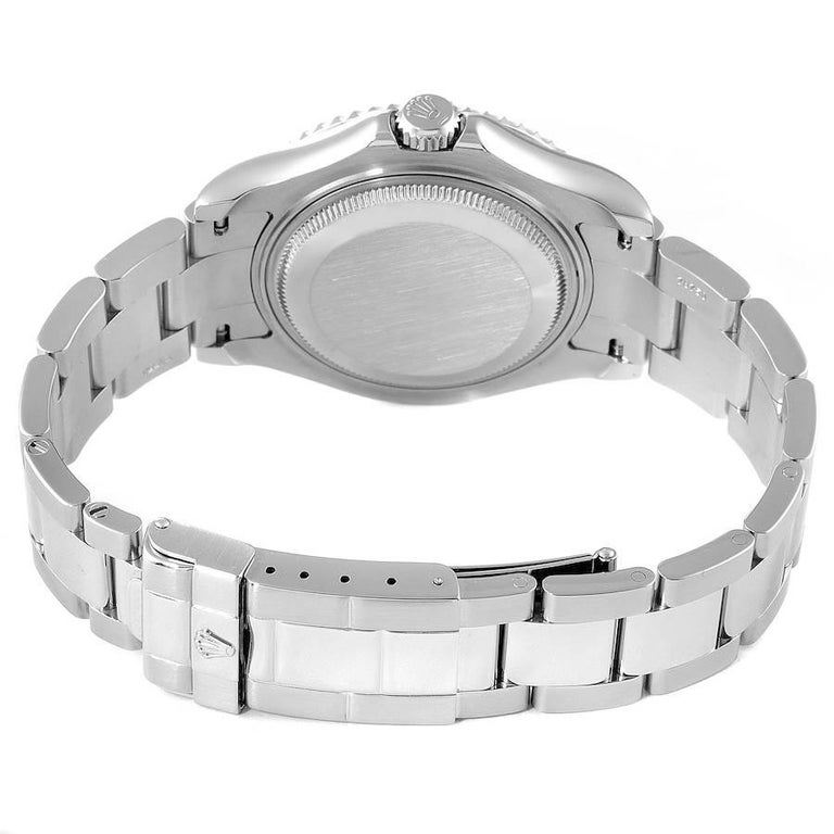 Rolex Yachtmaster Midsize Steel Platinum Mens Watch 168622 For Sale at