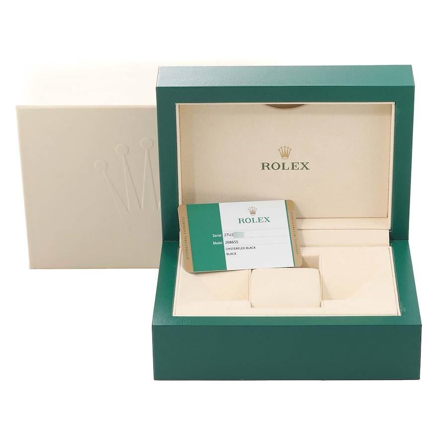 Rolex Yachtmaster 37 Everose Gold Rubber Strap Watch 268655 Box Card 4
