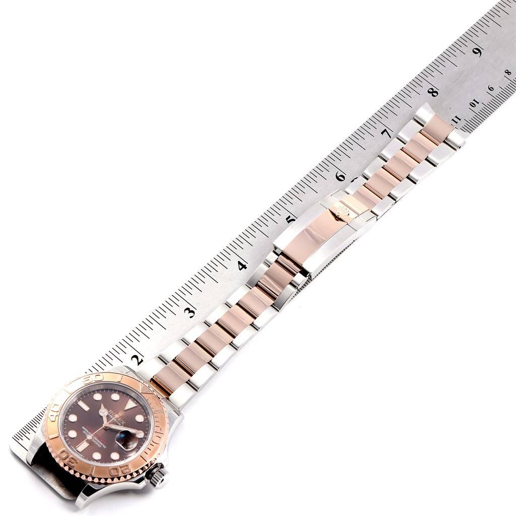 Rolex Yachtmaster 40 Everose Gold Steel Brown Dial Mens Watch 116621 6