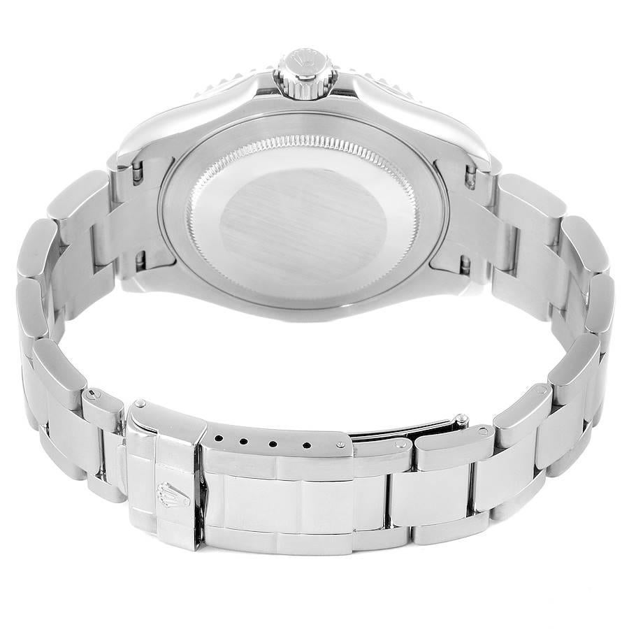 Rolex Yachtmaster 40 Steel Platinum Dial Bezel Men's Watch 16622 For Sale 6