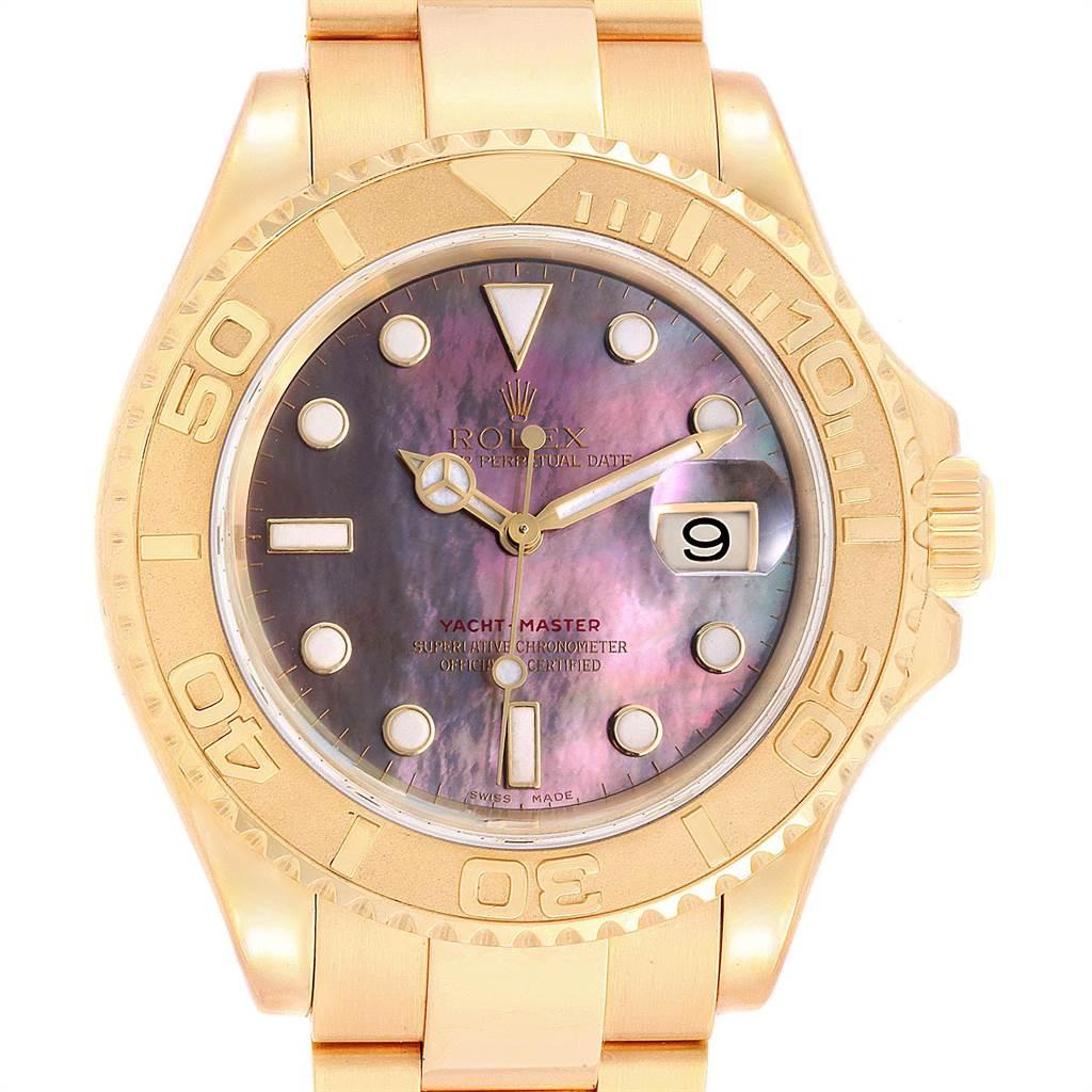 Rolex yacht master 40 yellow gold hotsell