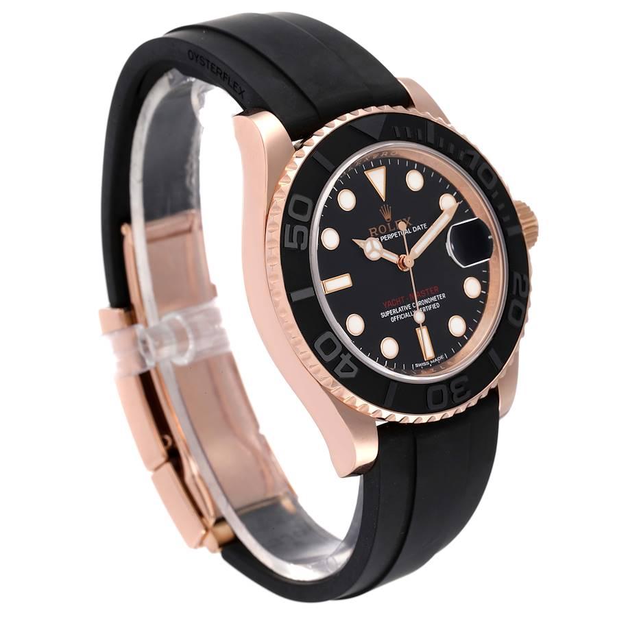 rose gold rolex rubber strap