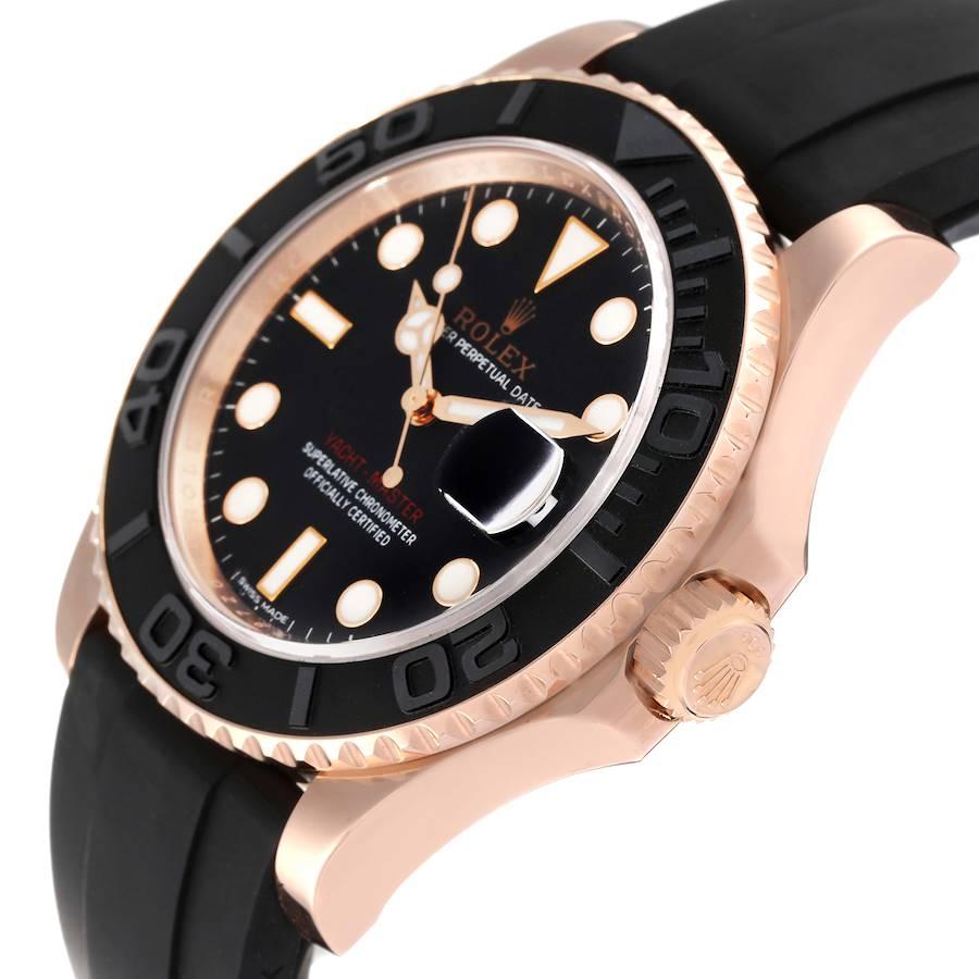 rolex yacht master black strap