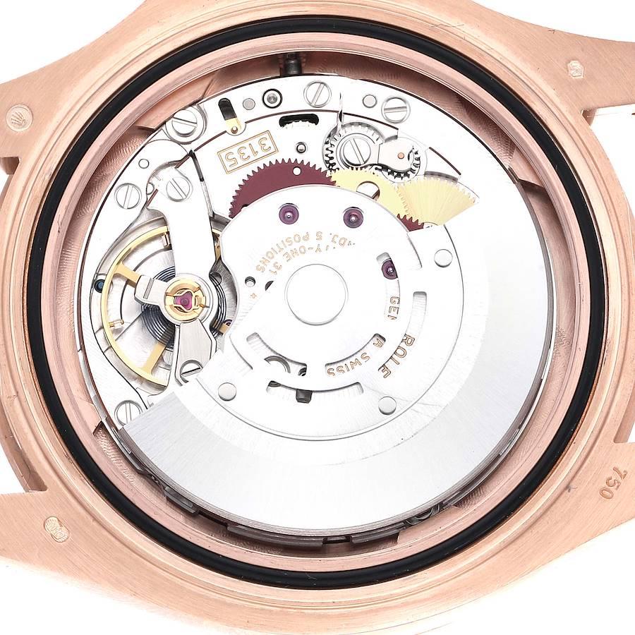 Rolex Yachtmaster Everose Gold Rubber Strap Watch 116655 1