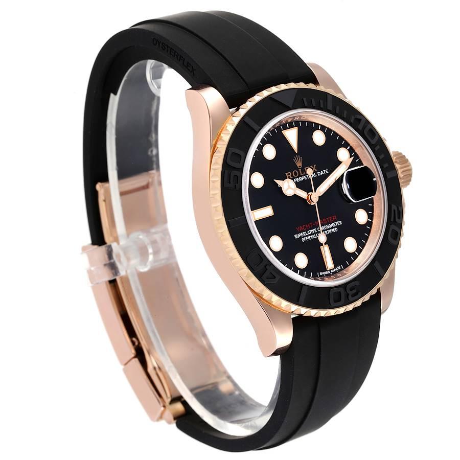 Rolex Yachtmaster Oysterflex-Armbanduhr für Herren 116655 aus Roségold im Zustand „Hervorragend“ im Angebot in Atlanta, GA
