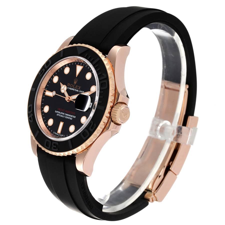 Rolex Yachtmaster Oysterflex-Armbanduhr für Herren 116655 aus Roségold im Angebot 1