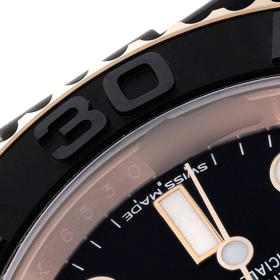 Rolex Yachtmaster Oysterflex-Armbanduhr für Herren 116655 aus Roségold im Angebot 3
