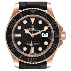 Rolex Yachtmaster Oysterflex-Armbanduhr für Herren 116655 aus Roségold