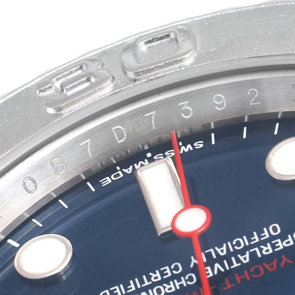 Rolex Yachtmaster Steel Platinum Blue Dial Men's Watch 116622 For Sale 3