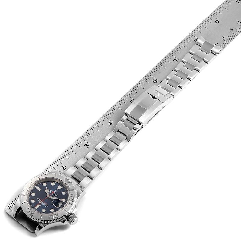Rolex Yachtmaster Steel Platinum Blue Dial Men's Watch 116622 5