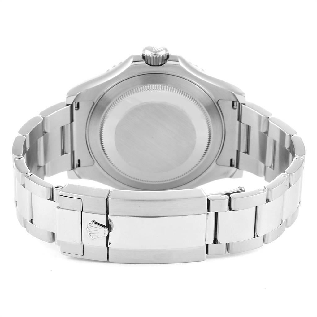 Rolex Yachtmaster Steel Platinum Blue Dial Men's Watch 116622 For Sale 6