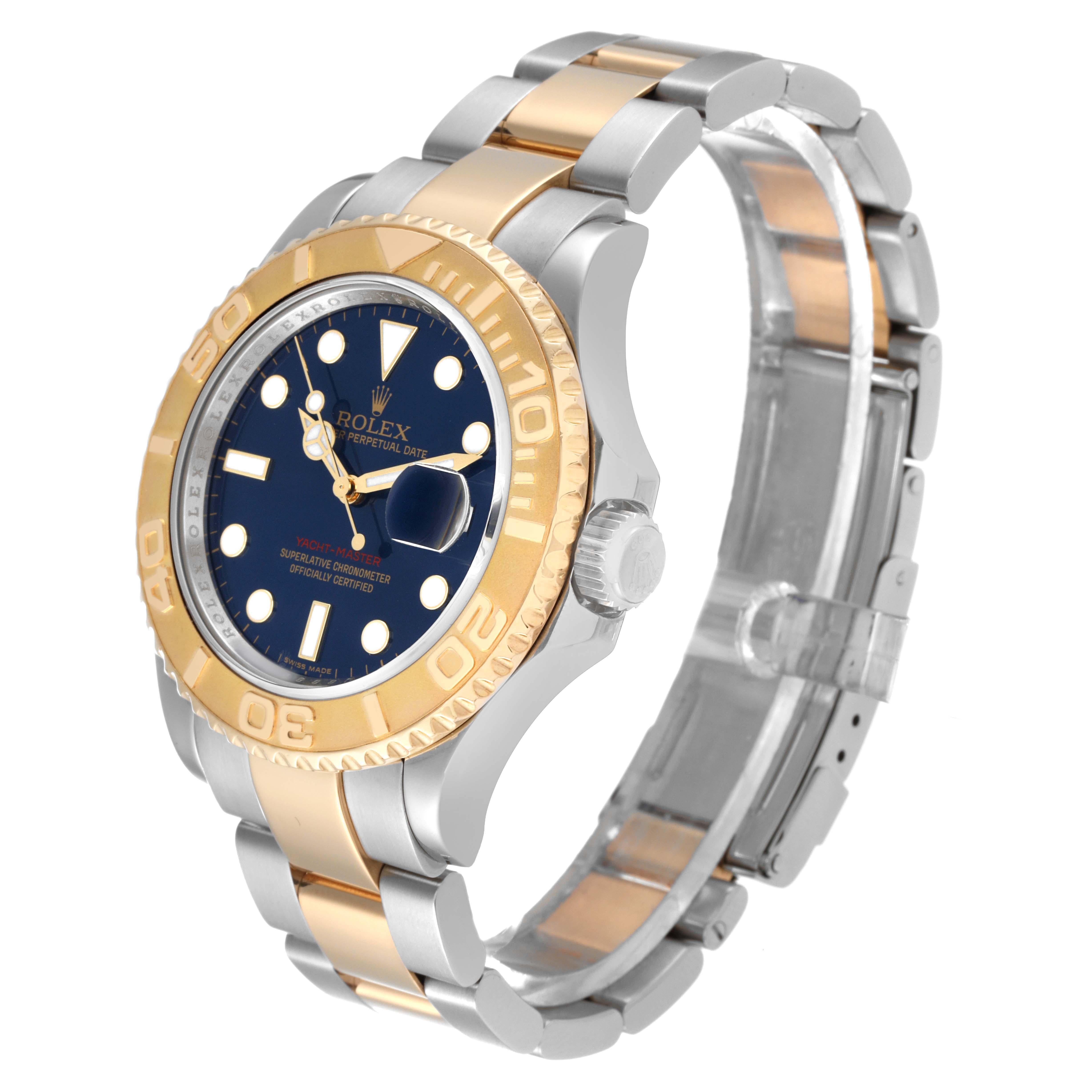 yacht master blue and gold