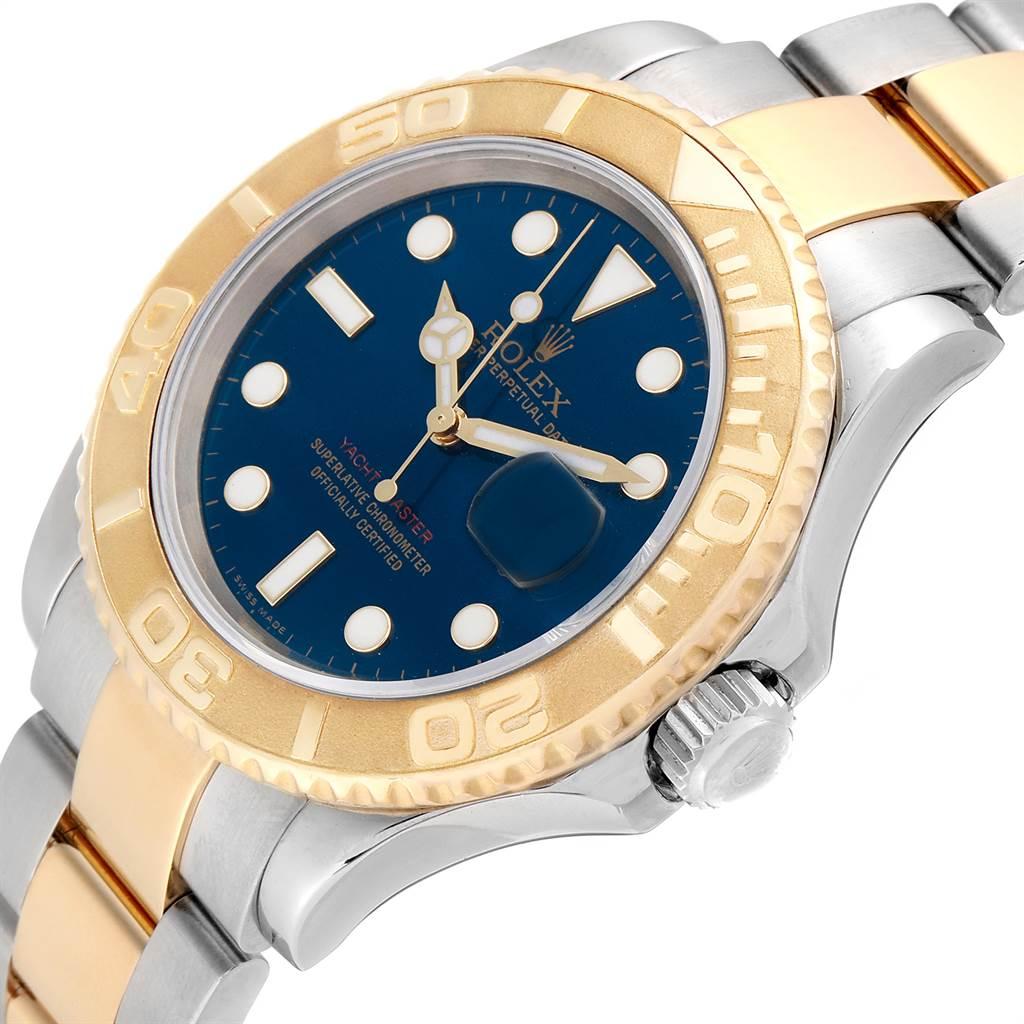 Rolex Yachtmaster Steel Yellow Gold Blue Dial Men's Watch 16623 3