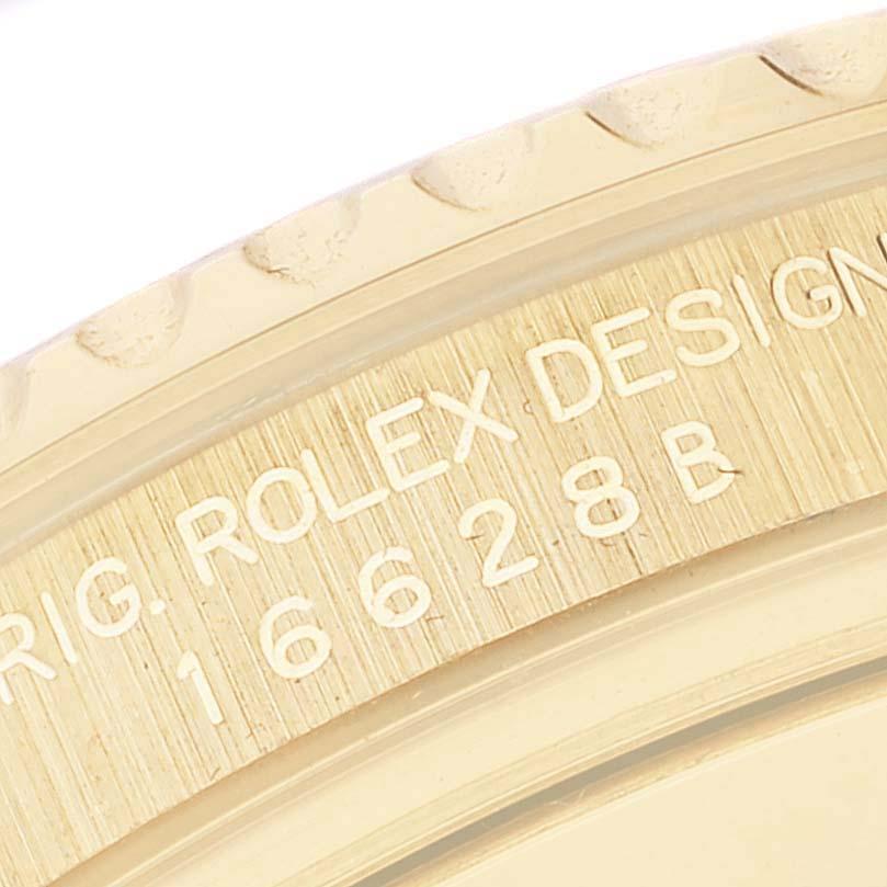 Rolex Yachtmaster 40mm Yellow Gold White Dial Mens Watch 16628 3