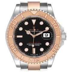 Used Rolex Yachtmaster Everose Gold Steel Rolesor Mens Watch 126621 Unworn