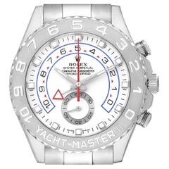 Used Rolex Yachtmaster II Regatta White Gold Platinum Mens Watch 116689