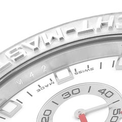 Rolex Yachtmaster II Regatta White Gold Platinum Mens Watch 116689 Unworn NOS