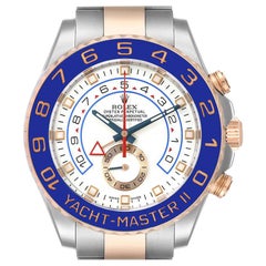 Rolex Yachtmaster II Rolesor EveRose Gold Steel Men's Watch 116681 Box