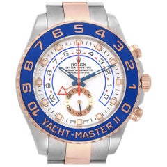 Rolex Yachtmaster II Stainless Steel 18 Karat Rose Gold Men's Watch ...