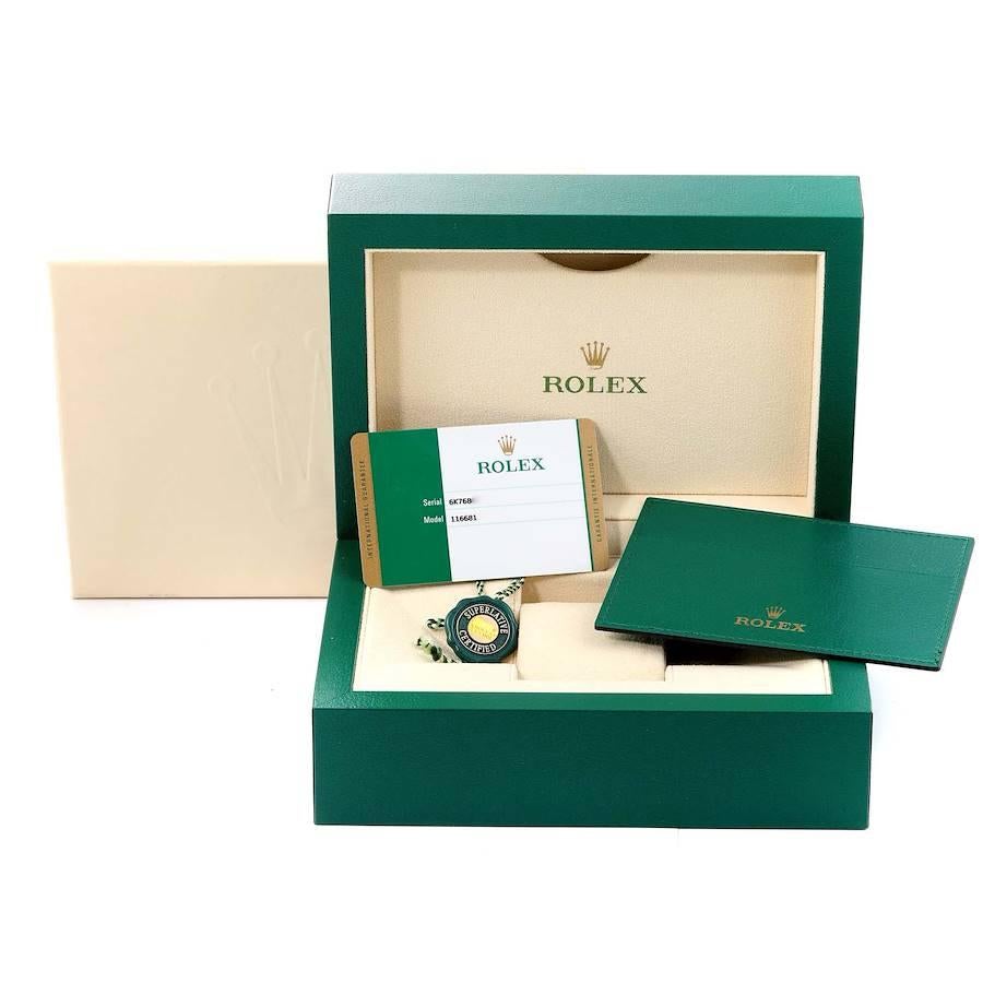 Rolex Yachtmaster II Acciaio Oro Rosa Orologio Uomo 116681 Scheda Scatola 9