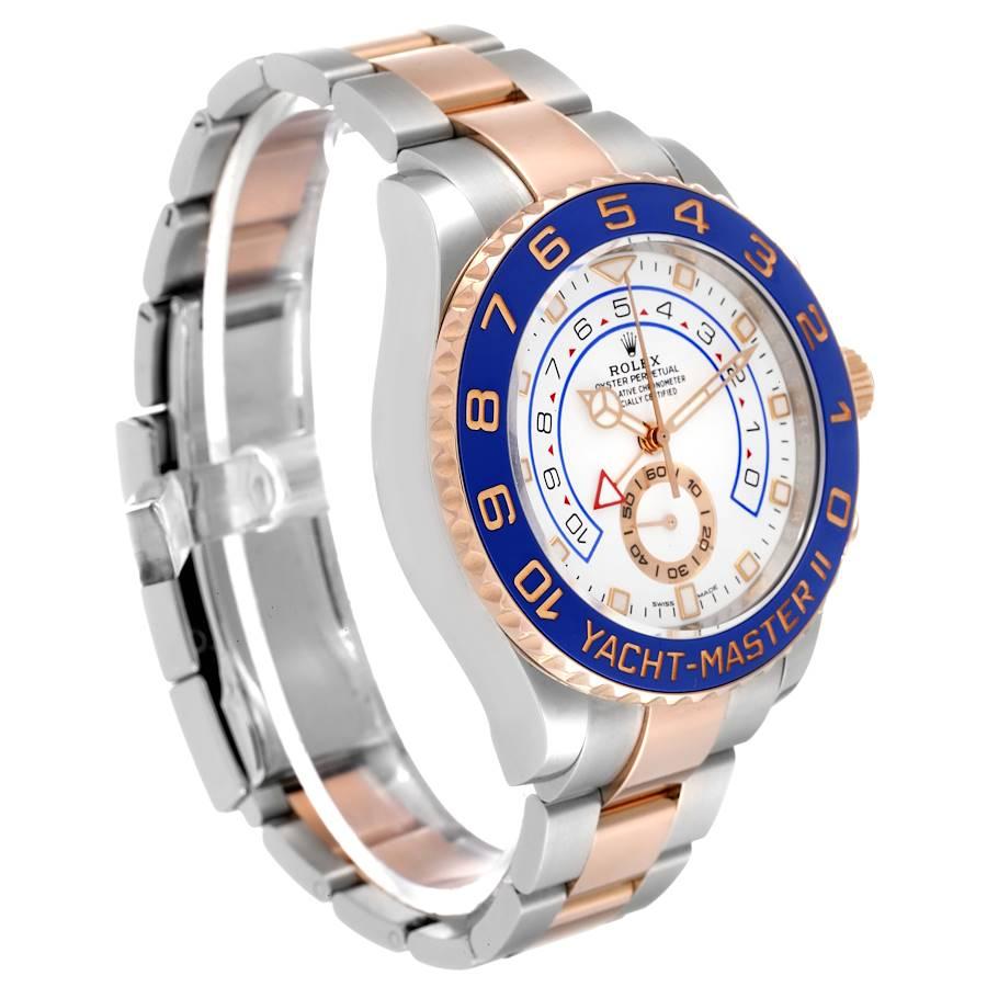 Rolex Yachtmaster II Acciaio Oro Rosa Orologio Uomo 116681 Scheda Scatola In condizioni ottime a Atlanta, GA