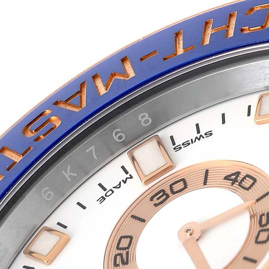 Rolex Yachtmaster II Acciaio Oro Rosa Orologio Uomo 116681 Scheda Scatola 3