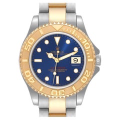 Rolex Yachtmaster Midsize Steel Yellow Gold Mens Watch 168623