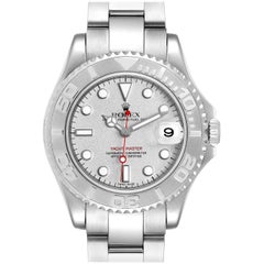 Used Rolex Yachtmaster Midsize Steel Platinum Men’s Watch 168622